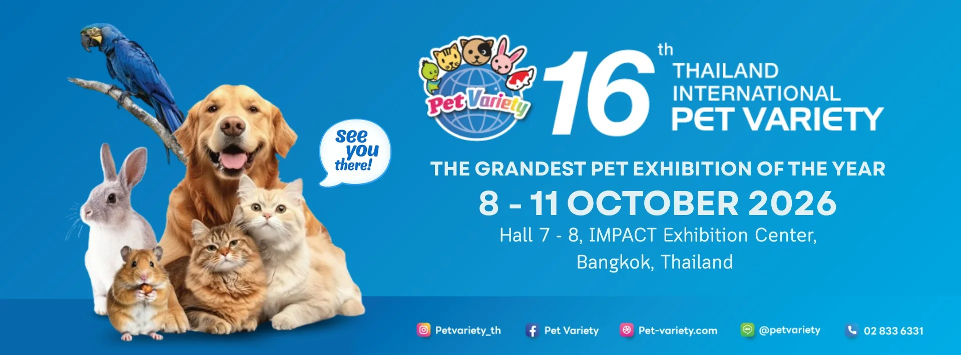 16th Thailand International Pet Variety Exhibition 2026