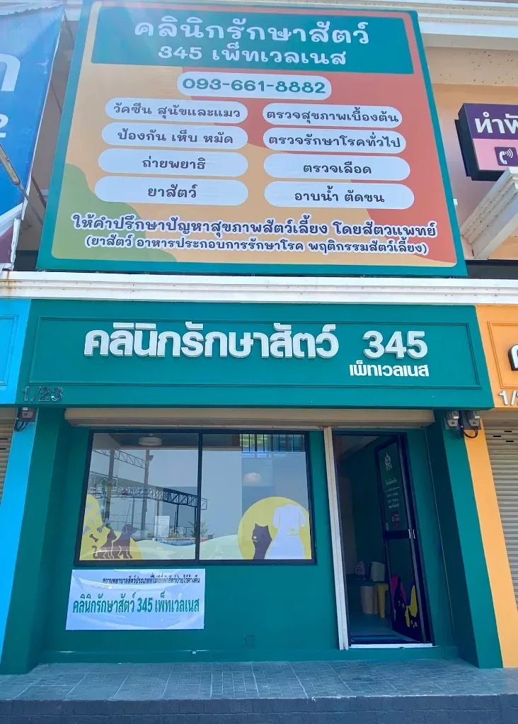 คลินิกรักษาสัตว์ 345 Pet Wellness