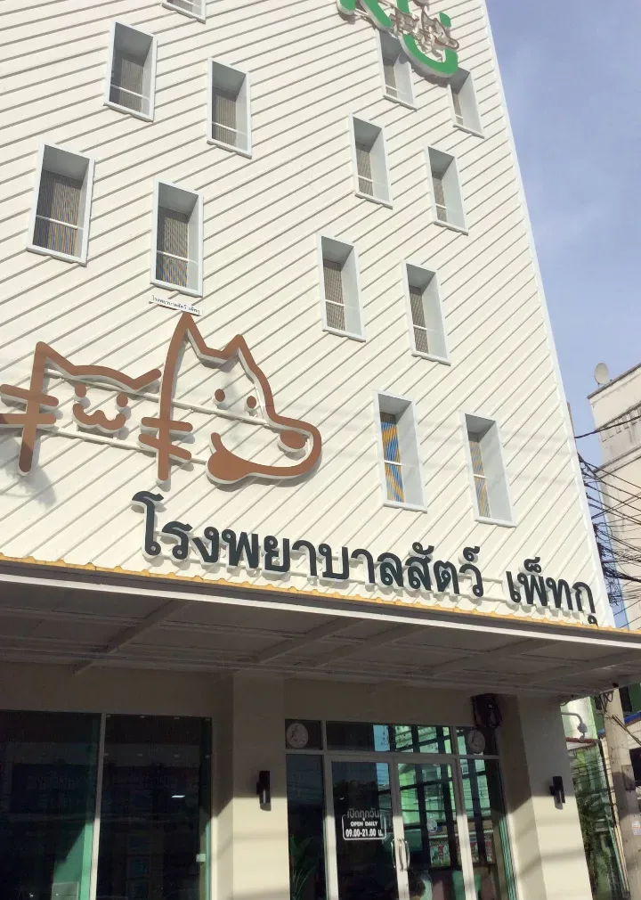 โรงพยาบาลสัตว์เพ็ทกุ บางบัวทอง Petku Animal Hospital Bang Bua Thong คลินิก-โรงพยาบาลสัตว์ นนทบุรี