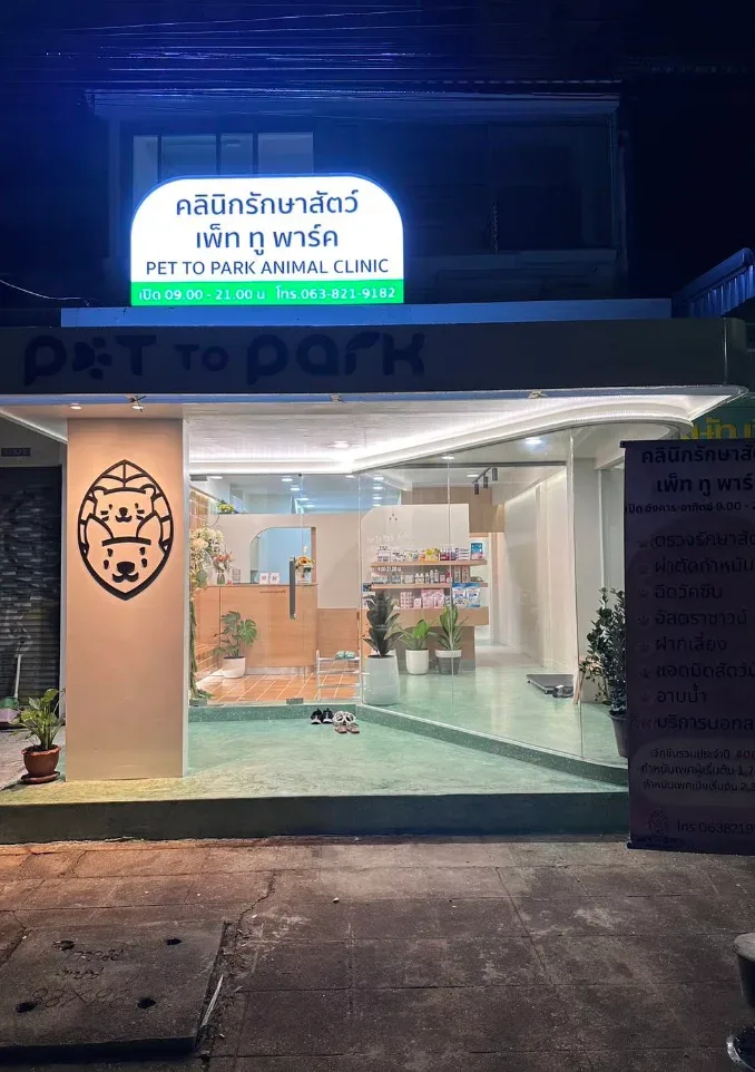 คลินิกรักษาสัตว์เพ็ททูพาร์ค Pet To Park animal clinic คลินิก-โรงพยาบาลสัตว์ กรุงเทพมหานคร 3